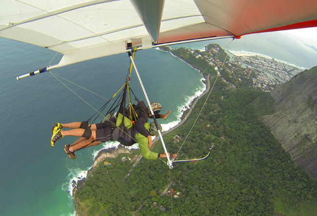 Hang gliding in São Conrado is an exciting experience that offers spectacular views of the city